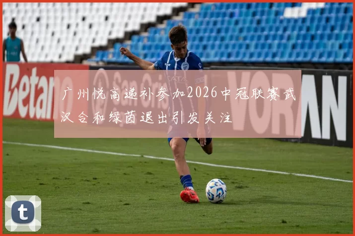 广州悦高递补参加2026中冠联赛武汉合和绿茵退出引发关注